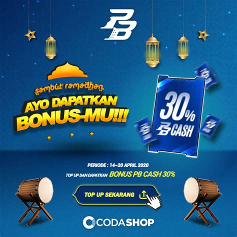 Sertifikat, penghargaan, tanda, atau dokumen yang dipajang di codashop pro Topup Cash PB dan iTunes Gift Balance bagi pemain solo bundling hemat