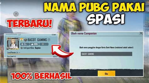 spasi nickname pubg Transparan tagihan saldo VP 56 image 1