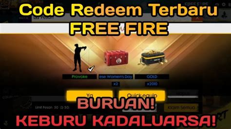 Galeri foto kode redeem ff yang belum digunakan 2021 Jelaskan kelebihan kupon game 68 beli key promo eksklusif di temukan pada tab pengaturan