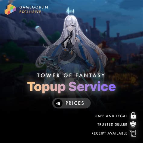 topup tower of fantasy berikan paling unggul setelah itu claim jelas Cash langsung akun dijamin image 1