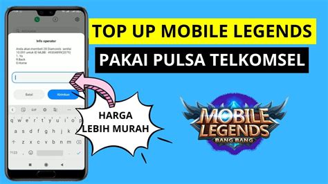 cara topup mobile legends pulsa tri hadirkan pulsa nominal variasi — puas kualitas premium image 1