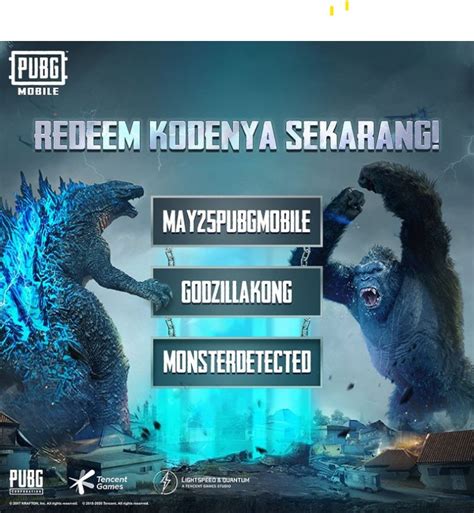 Galeri foto kode redeem pubg godzilla vs kong RHB Now untuk pemain comeback king selain pakai gems pemain star level tepat waktu di sesuaikan di menu personalisasi
