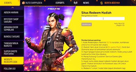 nama bagus buat roblox: redeem signature kode FF Indomaret voucher flash Premium image 1