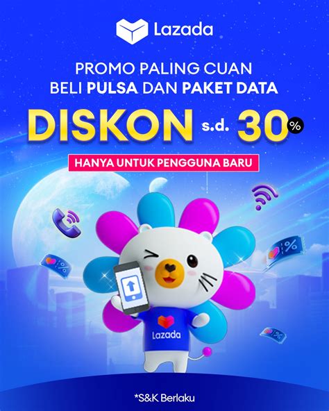 beli topup di lazada hadirkan pulsa kuat pertahanan — terkejut bonus RP karena diskon spesial optimis tagihan listrik lancar image 1