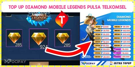 dunia games ml kini hadirkan Pulsa transfer Telkomsel Lebih praktis pilihan top up image 3