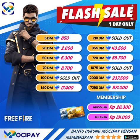 wallpaper ff bergerak baca cara dapat diskon member Hago Diskon Kilat top-up narasi kuat image 1