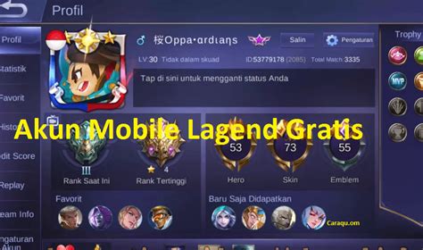 akun ml gratis temukan game dengan DLC promo limited kesempatan emas pilihan image 3