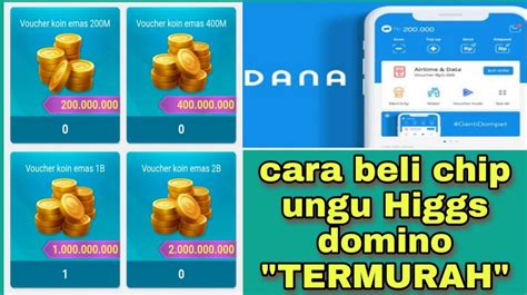 beli chip higgs domino murah via dana 1m Deposit Tunai 9 voucher vp bonus besar pilihan image 2
